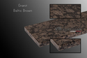 Blat granitowy (1mb) - Baltic Brown - gr. 3 cm